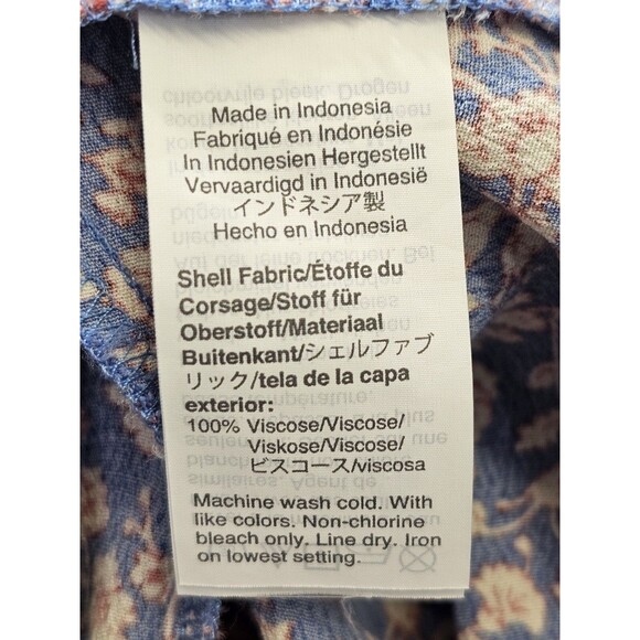 ALK Women's 12 Madewell Porch Side-Button Mini Skirt in Summer Vines A-Line EUC - Picture 10 of 10